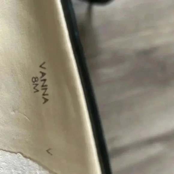 EllenTracy Womens 8M Vanna Pump Heels Slip On Black Patent  Leather Peep Toe - Picture 6 of 6